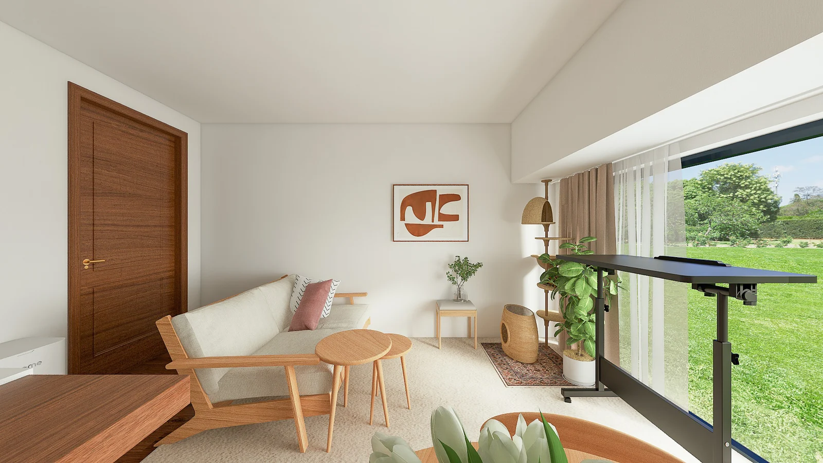 これからもずっと使える、部屋づくりの「ものさし」。猫と夫と暮らす1LDKのコーディネート事例